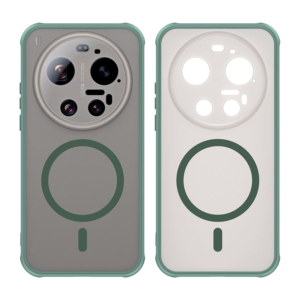 Futrola MagSafe za Xiaomi 17 Ultra, Techsuit, HaloFrost II, Zelena