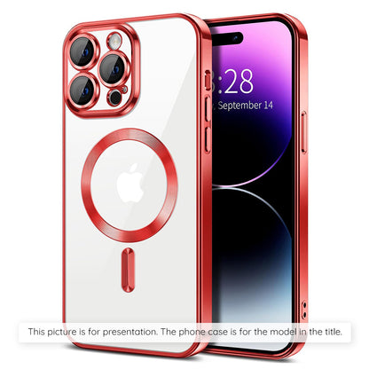 MagSafe futrola za Xiaomi 17T, Techsuit, Luxury Crystal, Crvena