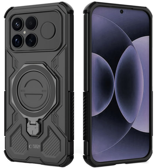 Futrola MagSafe za Xiaomi Poco F8 Ultra, Tech-Protect, TacticStand, Mat Crna