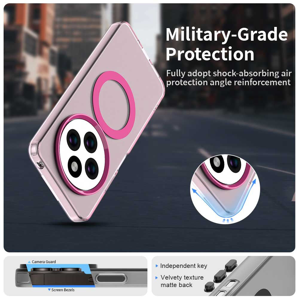 MagSafe futrola za Xiaomi Poco C75 / Redmi 14C, Techsuit, CandyCase, Roze