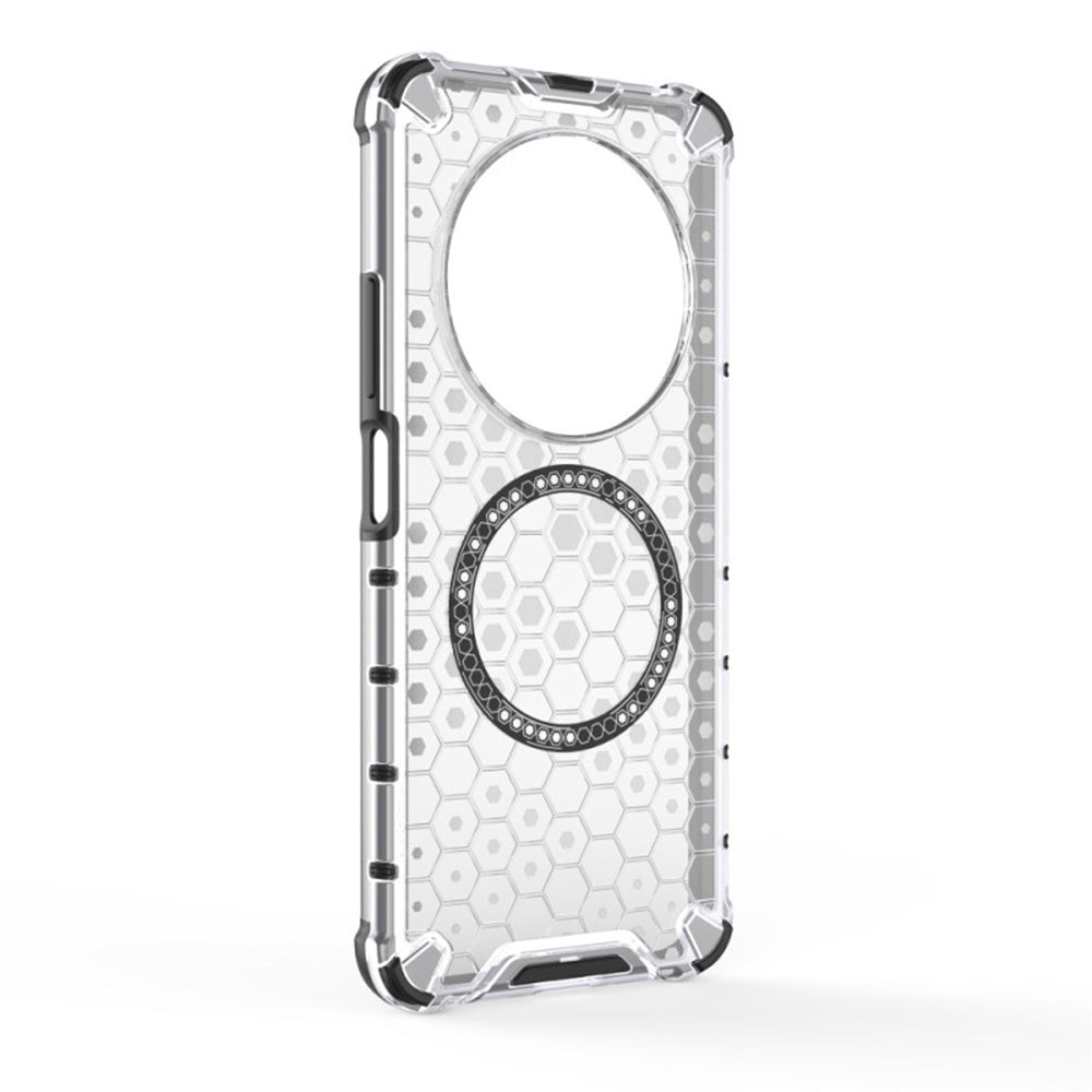 MagSafe futrola za Xiaomi Poco C75 / Redmi 14C, Techsuit, HoneyComb Shield, Bela