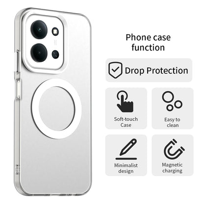 MagSafe futrola za Xiaomi Poco C85 4G / Redmi 15C 5G / 15C 4G, Techsuit, CandyCase, Bela