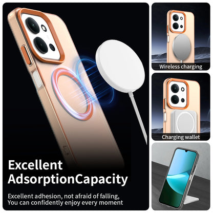 MagSafe futrola za Xiaomi Poco C85 4G / Redmi 15C 5G / 15C 4G, Techsuit, CandyCase, Narandžasta