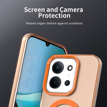 MagSafe futrola za Xiaomi Poco C85 4G / Redmi 15C 5G / 15C 4G, Techsuit, CandyCase, Narandžasta