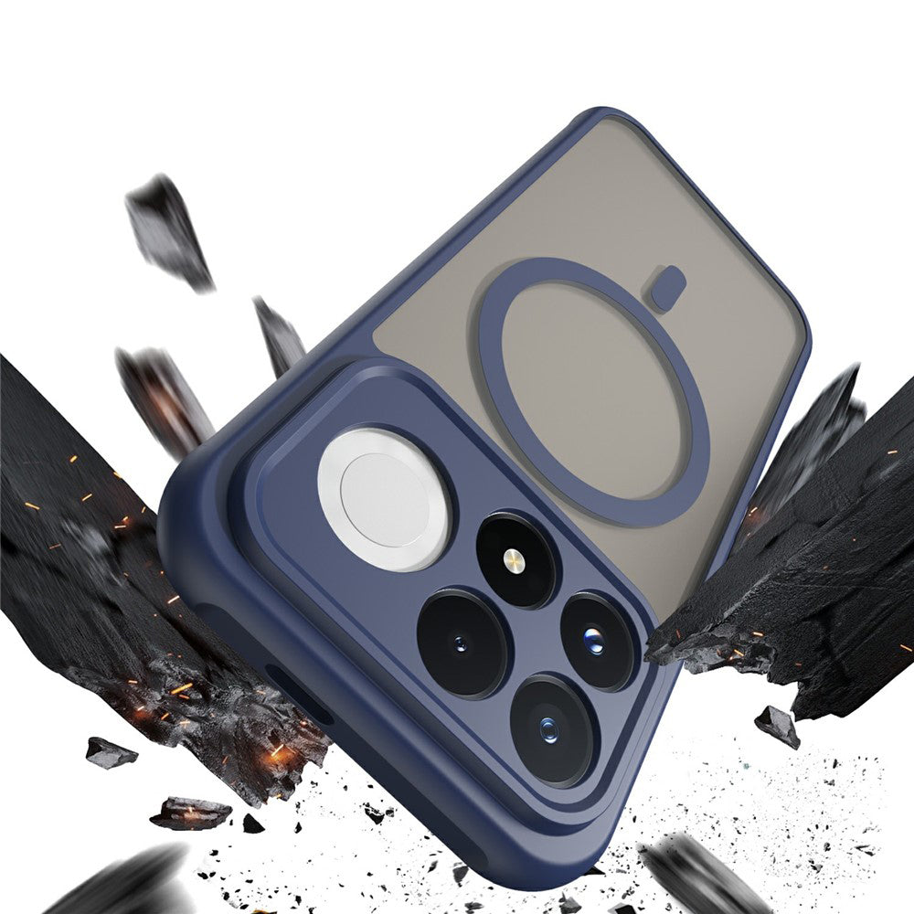 MagSafe maska za Xiaomi Poco F9 Pro, Techsuit, HaloFrost II, teget plava