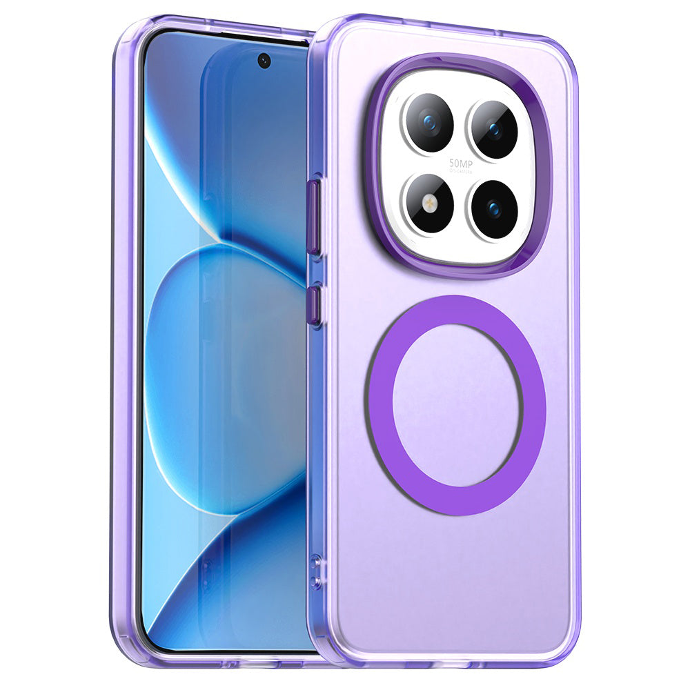 Futrola MagSafe za Xiaomi Poco M8 Pro / Redmi Note 15 Pro+ 5G, Techsuit, CandyCase, Ljubičasta