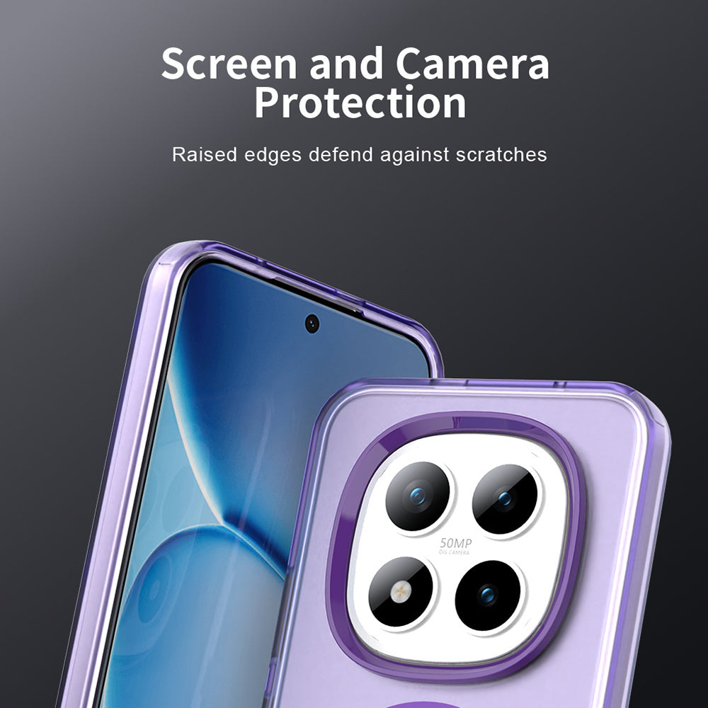 Futrola MagSafe za Xiaomi Poco M8 Pro / Redmi Note 15 Pro+ 5G, Techsuit, CandyCase, Ljubičasta