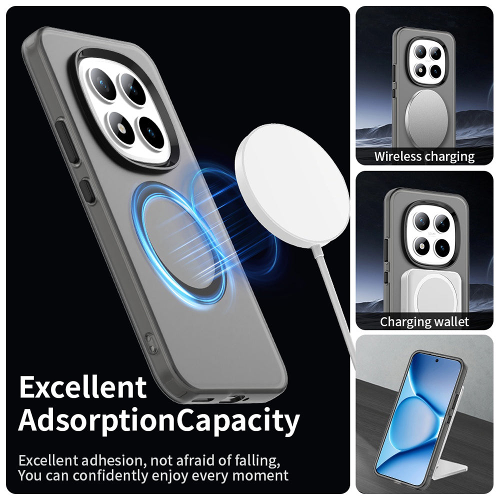 Futrola MagSafe za Xiaomi Poco M8 Pro / Redmi Note 15 Pro+ 5G, Techsuit, CandyCase, Crna