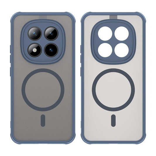 Futrola MagSafe za Xiaomi Poco M8 Pro / Redmi Note 15 Pro+ 5G, Techsuit, HaloFrost II, Tamnoplava