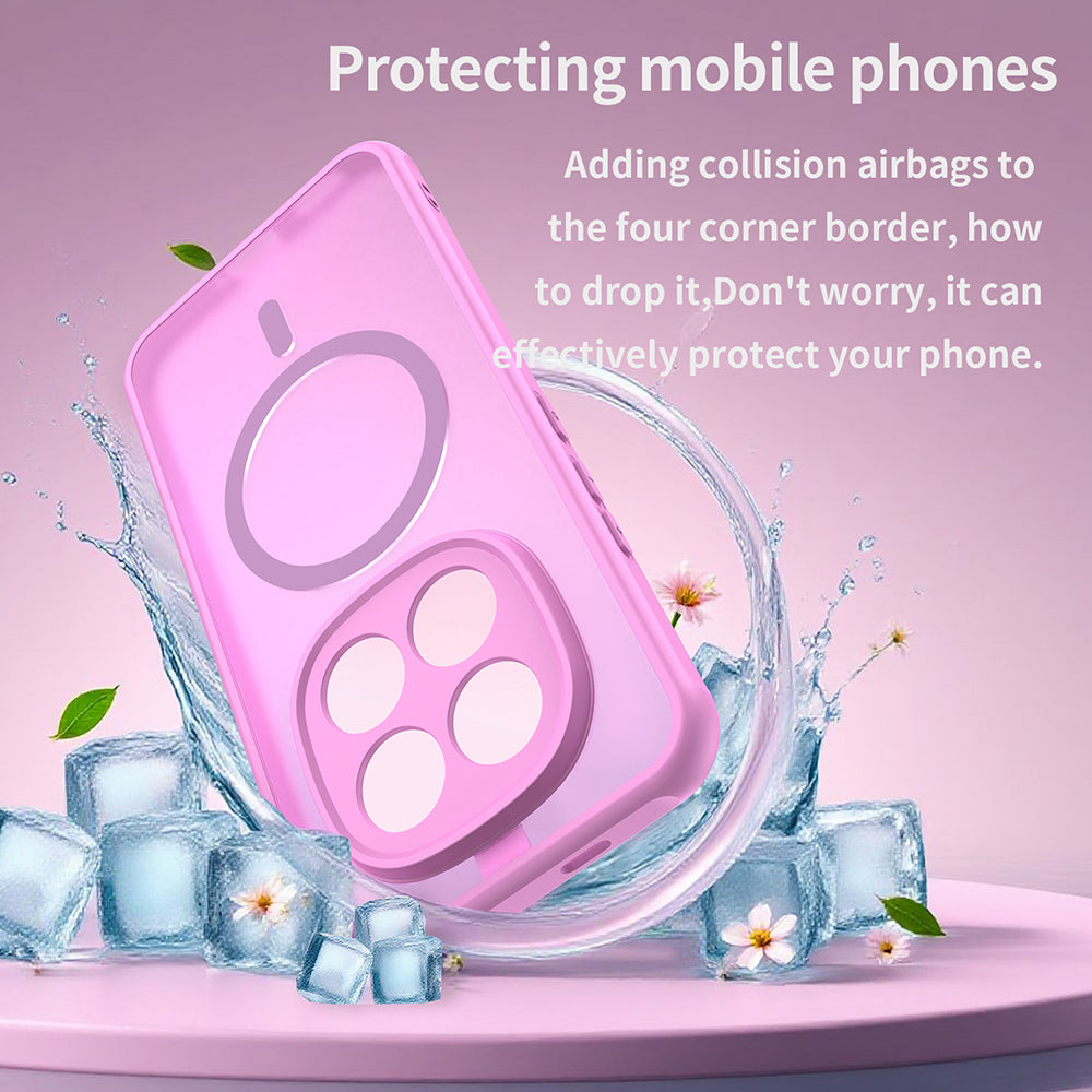 Futrola MagSafe za Xiaomi Poco M8 Pro / Redmi Note 15 Pro+ 5G, Techsuit, HaloFrost II, Roze