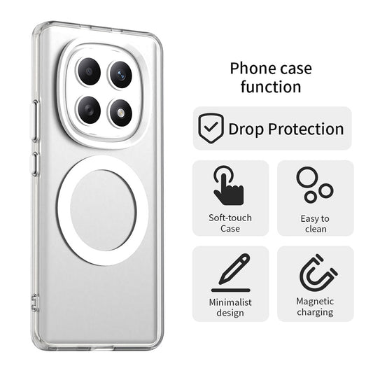 Futrola MagSafe za Xiaomi Poco M8 / Redmi Note 15 5G / Note 15 4G, Techsuit, CandyCase, Bela