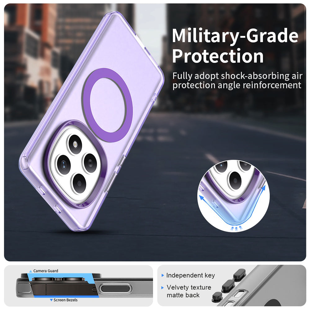 Futrola MagSafe za Xiaomi Poco M8 / Redmi Note 15 5G / Note 15 4G, Techsuit, CandyCase, Ljubičasta