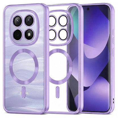 Futrola MagSafe za Xiaomi Poco M8 / Redmi Note 15 5G / Note 15 4G, Techsuit, Luxury Crystal, Svetlo Ljubičasta