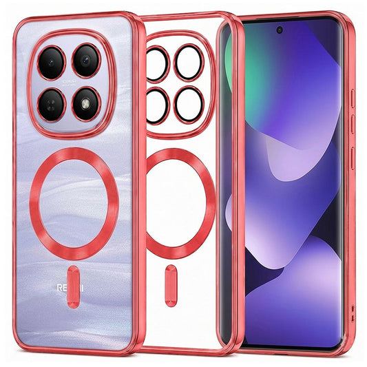 MagSafe futrola za Xiaomi Poco M8 / Redmi Note 15 5G / Note 15 4G, Techsuit, Luxury Crystal, Crvena