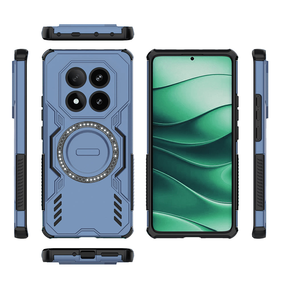 MagSafe futrola za Xiaomi Poco X7 / Redmi Note 14 Pro 5G, Techsuit, ArmorMag, Plava