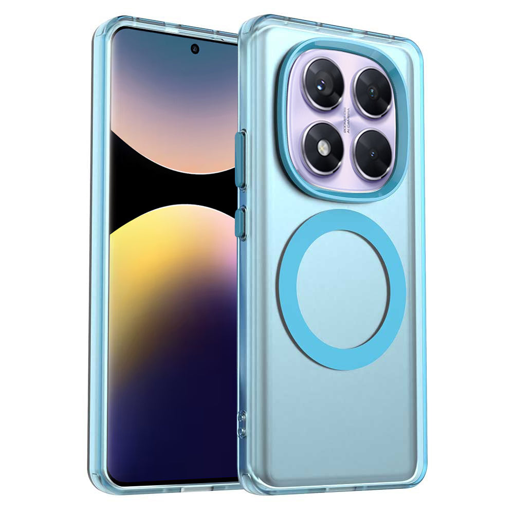 MagSafe futrola za Xiaomi Poco X7 / Redmi Note 14 Pro 5G, Techsuit, CandyCase, Plava