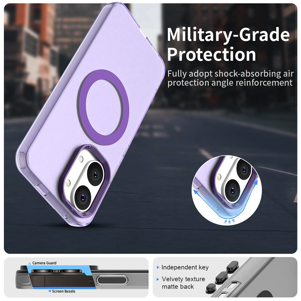 MagSafe futrola za Xiaomi Poco X8 Pro Max, Techsuit, CandyCase, Ljubičasta