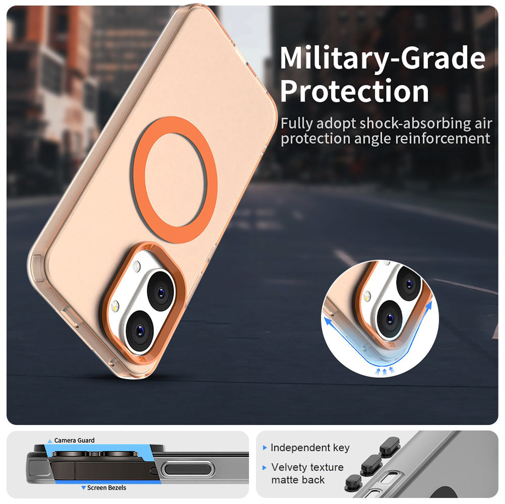MagSafe futrola za Xiaomi Poco X8 Pro Max, Techsuit, CandyCase, Narandžasta