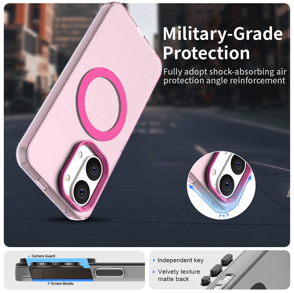 MagSafe futrola za Xiaomi Poco X8 Pro Max, Techsuit, CandyCase, Roze
