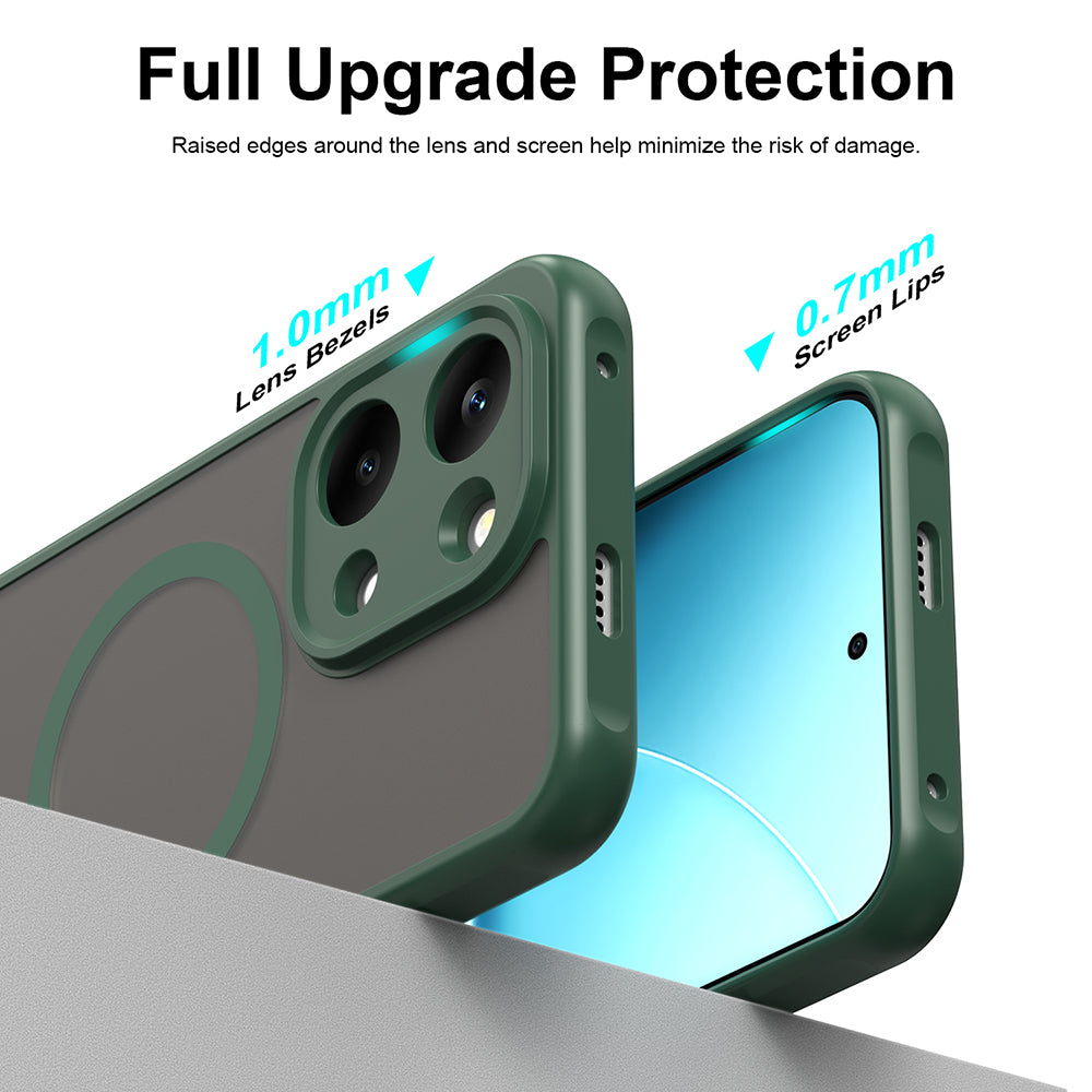 MagSafe futrola za Xiaomi Poco X8 Pro Max, Techsuit, HaloFrost II, Zelena