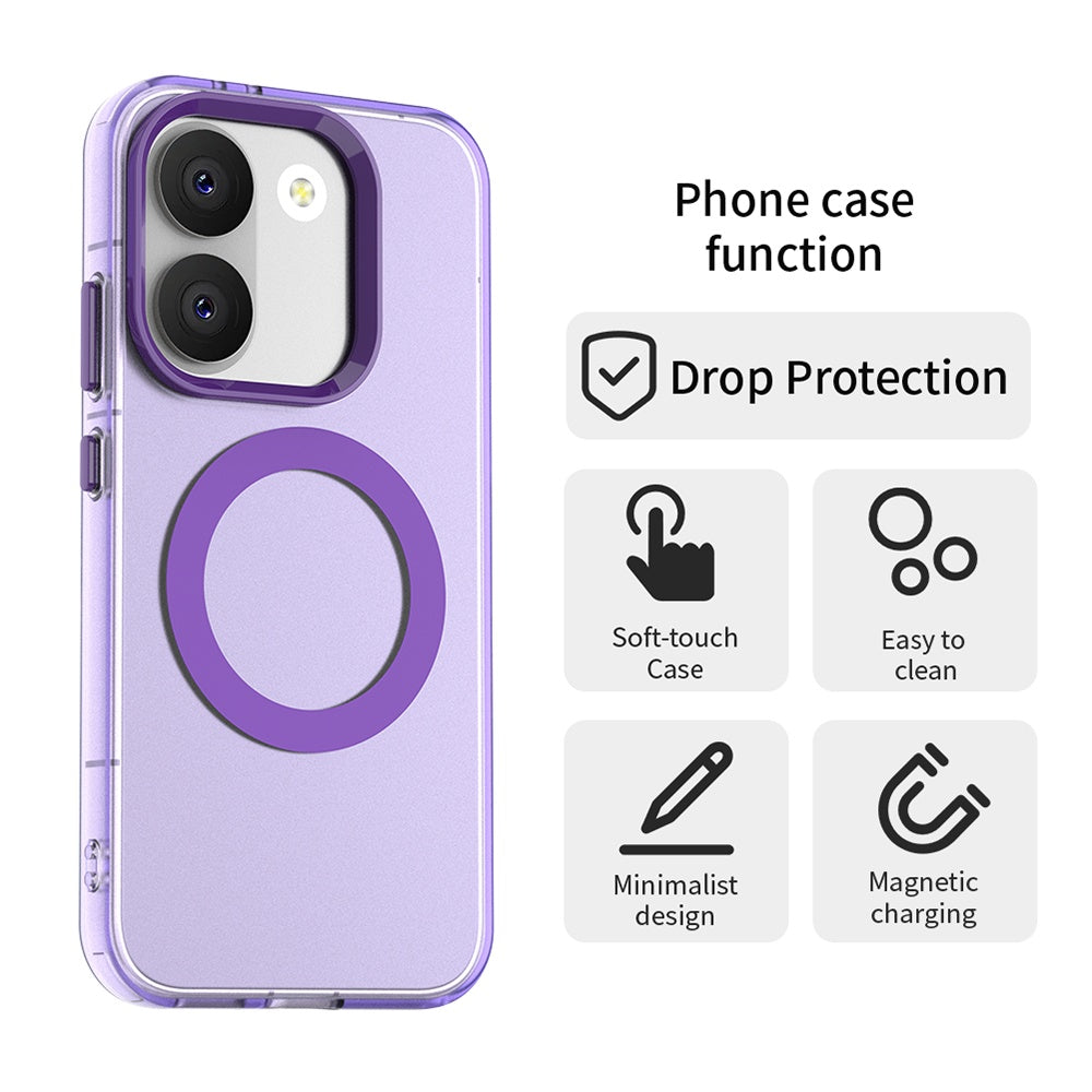 MagSafe futrola za Xiaomi Poco X8 Pro, Techsuit, CandyCase, Ljubičasta