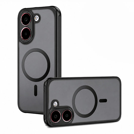 MagSafe futrola za Xiaomi Poco X8 Pro, Techsuit, PureFrost, Crna Satenska