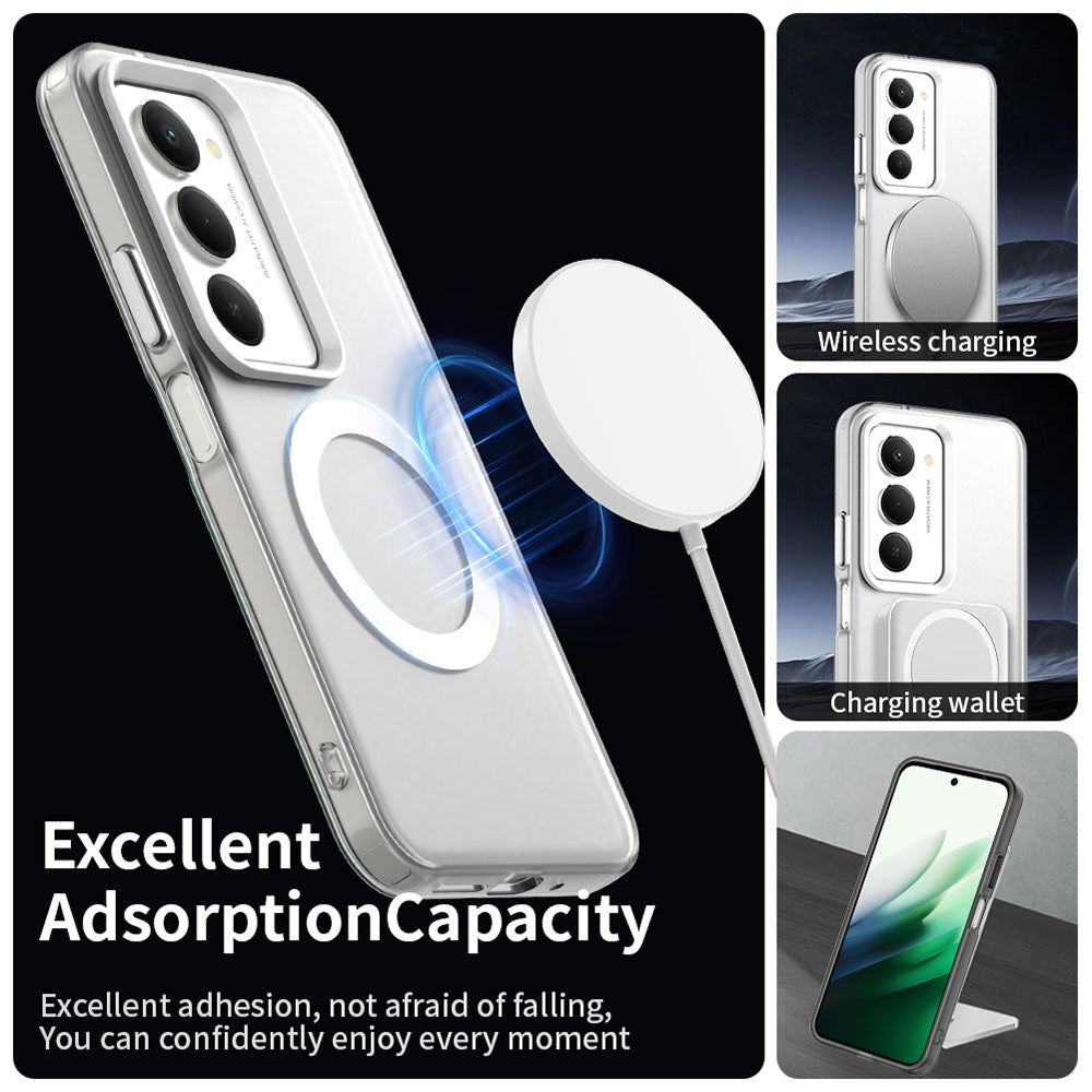 Futrola MagSafe za Xiaomi Redmi 15 5G / 15 4G, Techsuit, CandyCase, Bela