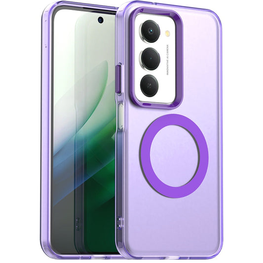 Futrola MagSafe za Xiaomi Redmi 15 5G / 15 4G, Techsuit, CandyCase, Ljubičasta