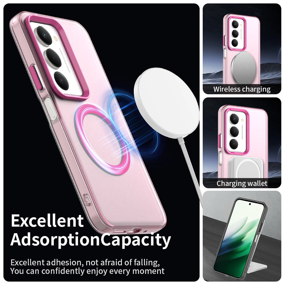 Futrola MagSafe za Xiaomi Redmi 15 5G / 15 4G, Techsuit, CandyCase, Roze