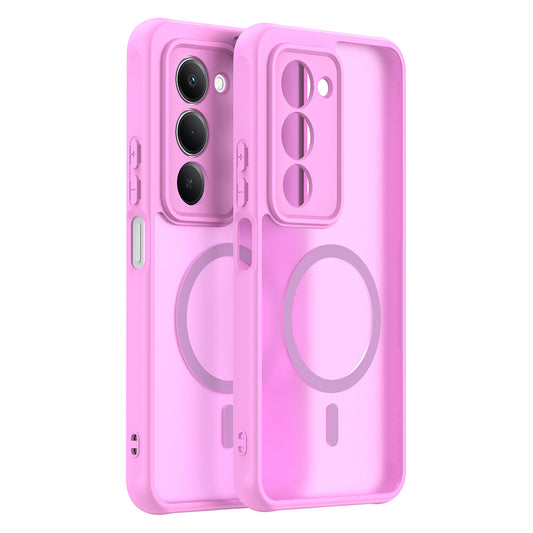 Futrola MagSafe za Xiaomi Redmi 15 5G / 15 4G, Techsuit, HaloFrost II, Roze