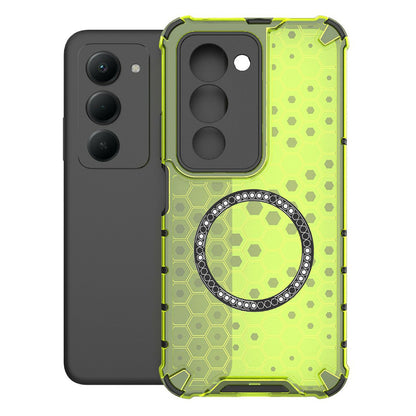 Futrola MagSafe za Xiaomi Redmi 15 5G / 15 4G, Techsuit, HoneyComb Shield, Zelena