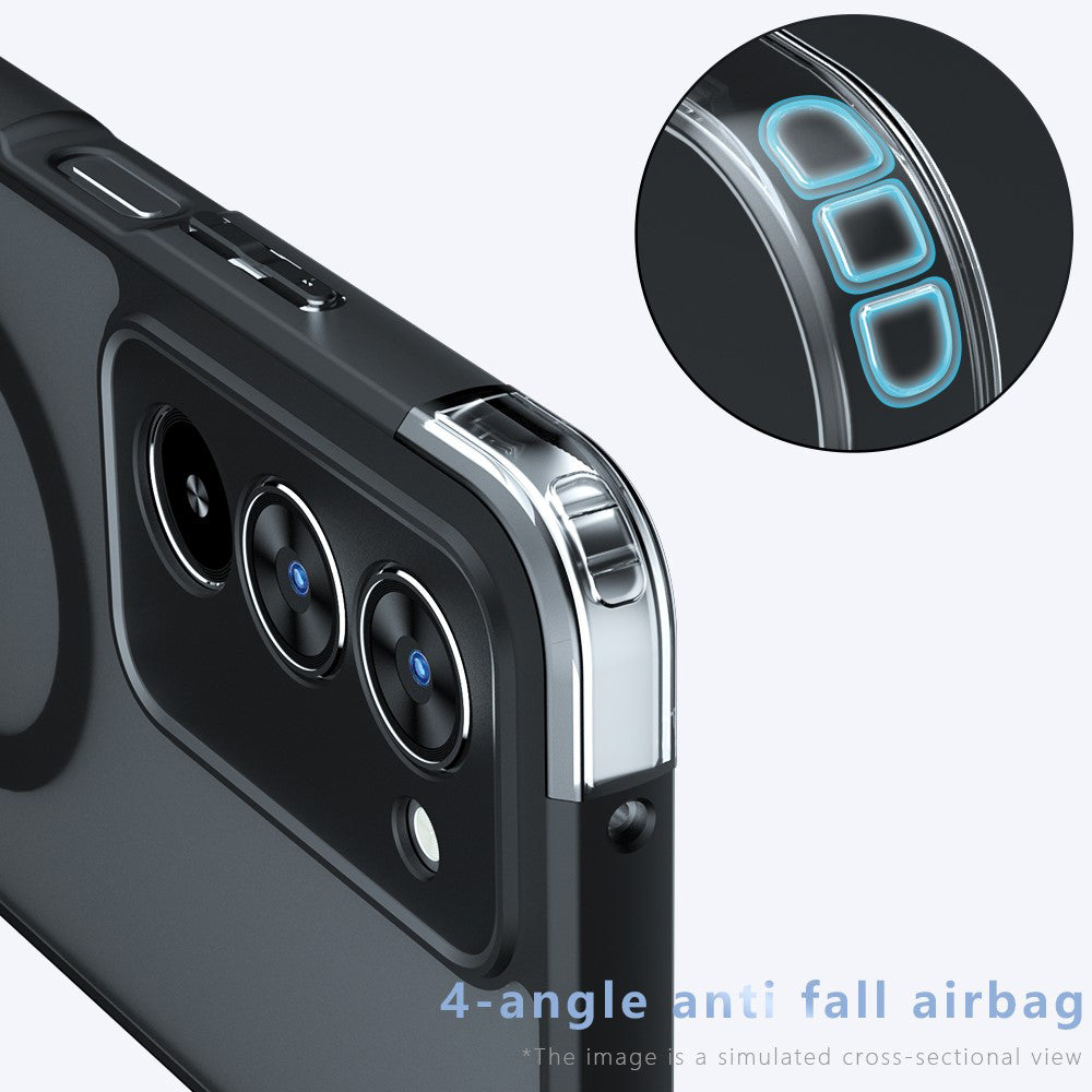 Futrola MagSafe za Xiaomi Redmi 15 5G / 15 4G, Techsuit, PureFrost, Satin Crna