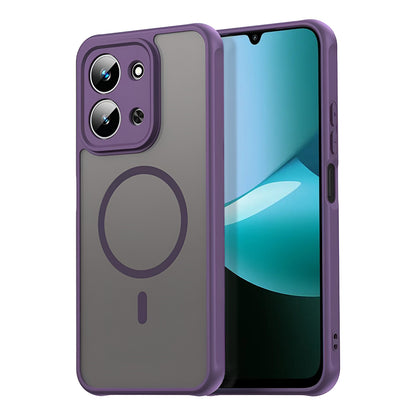 Futrola MagSafe za Xiaomi Redmi 15C 5G / 15C 4G, Techsuit, HaloFrost II, Ljubičasta