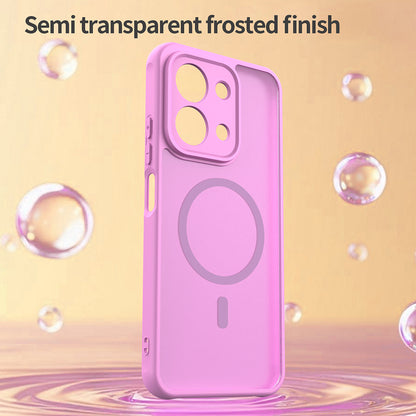 Futrola MagSafe za Xiaomi Redmi 15C 5G / 15C 4G, Techsuit, HaloFrost II, Roze