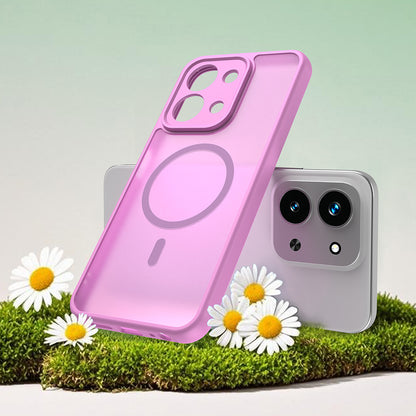 Futrola MagSafe za Xiaomi Redmi 15C 5G / 15C 4G, Techsuit, HaloFrost II, Roze