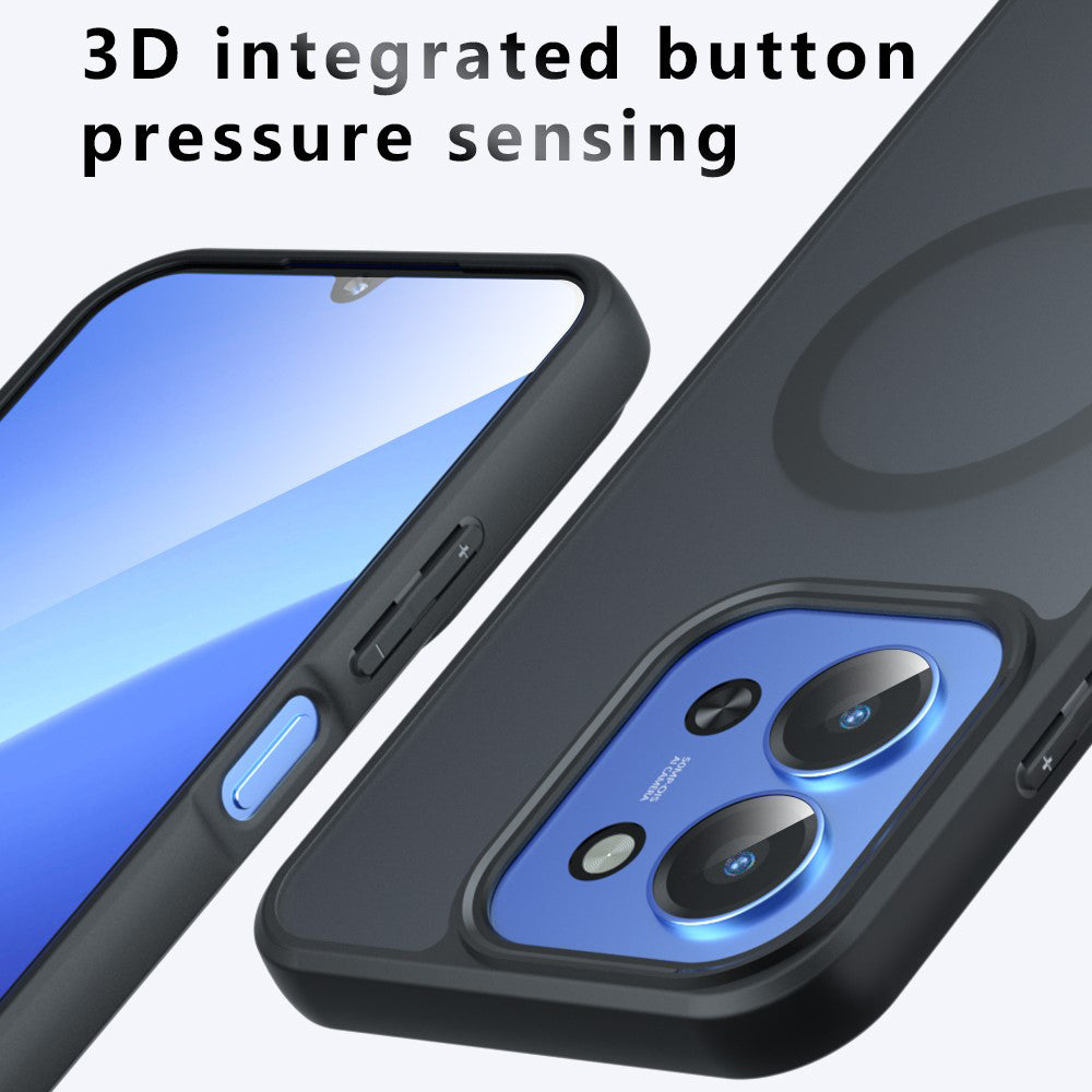 Futrola MagSafe za Xiaomi Redmi 15C 5G / 15C 4G, Techsuit, PureFrost, Satin Crna