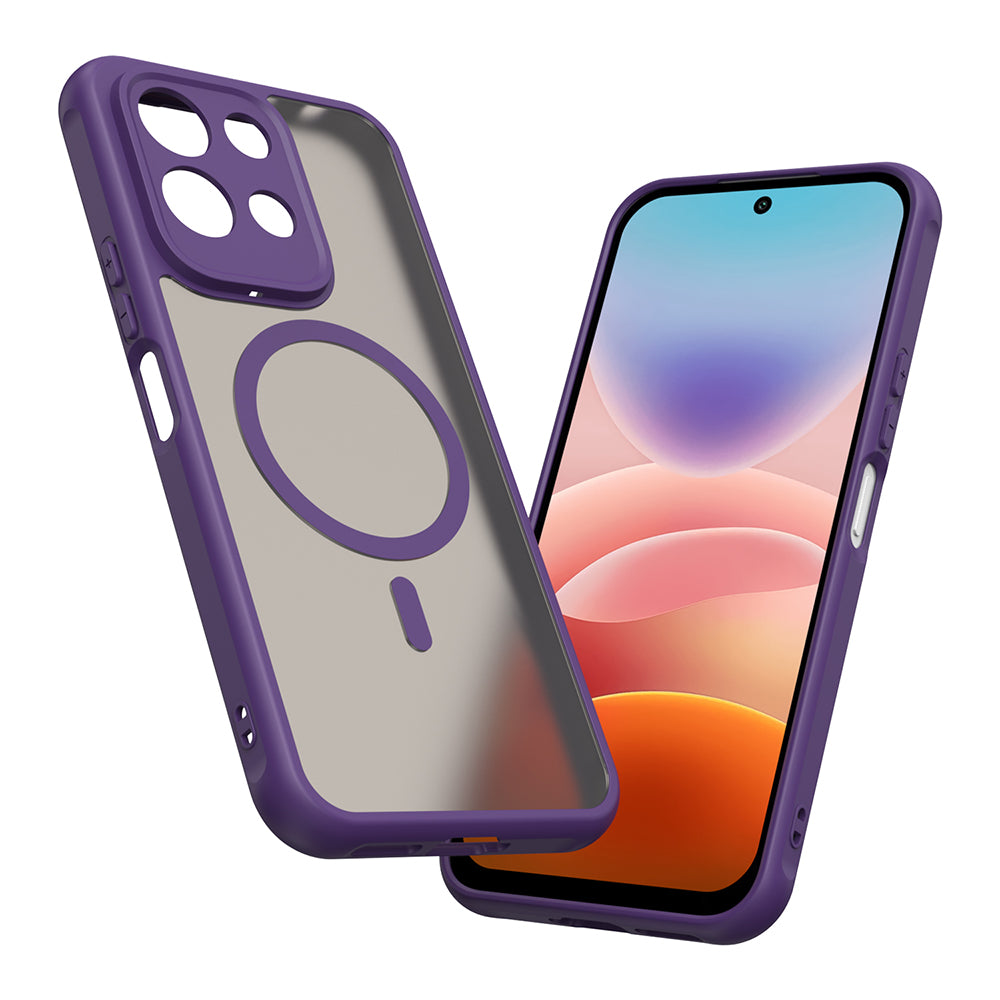 MagSafe futrola za Xiaomi Redmi 17 5G / 17 4G, Techsuit, HaloFrost II, Ljubičasta