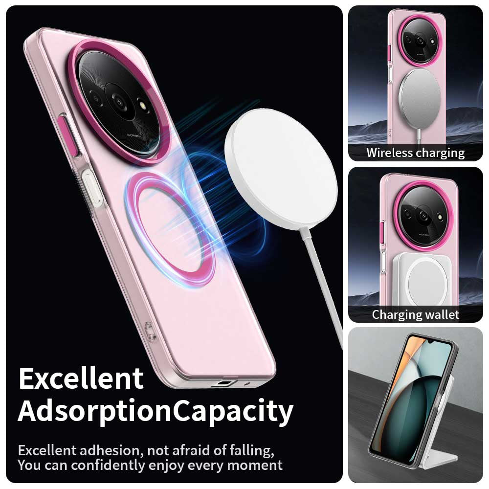 MagSafe futrola za Xiaomi Redmi A3x / A3, Techsuit, CandyCase, Roze