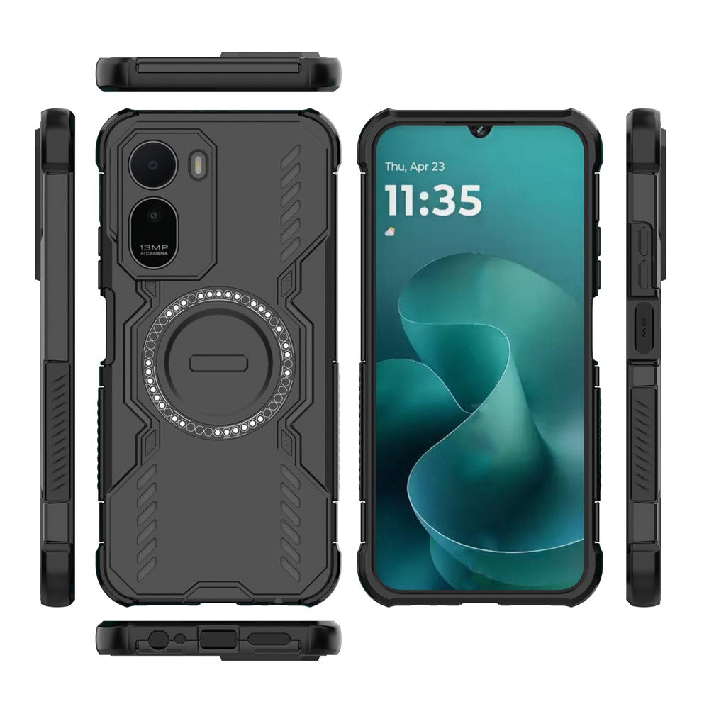 MagSafe futrola za Xiaomi Redmi A7 Pro 4G, Techsuit, ArmorMag, Crna