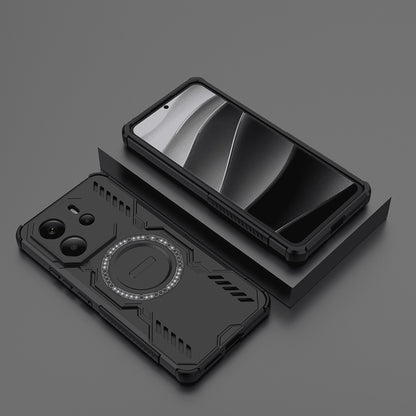 MagSafe futrola za Xiaomi Redmi Note 14 4G (Regionalna), Techsuit, ArmorMag, Crna