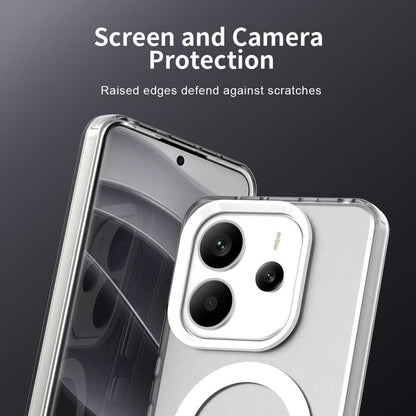 MagSafe futrola za Xiaomi Redmi Note 14 4G (Regional), Techsuit, CandyCase, Bela