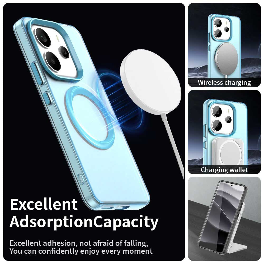 MagSafe futrola za Xiaomi Redmi Note 14 4G (Regional), Techsuit, CandyCase, Plava