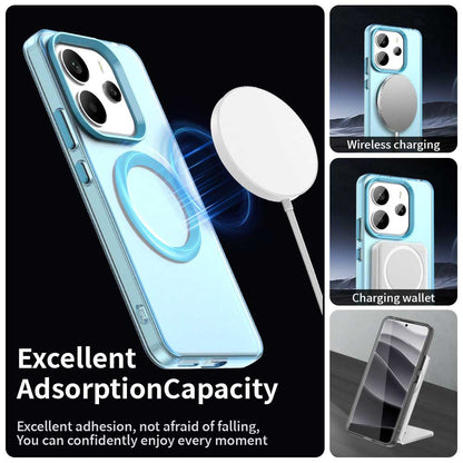 MagSafe futrola za Xiaomi Redmi Note 14 4G (Regional), Techsuit, CandyCase, Plava