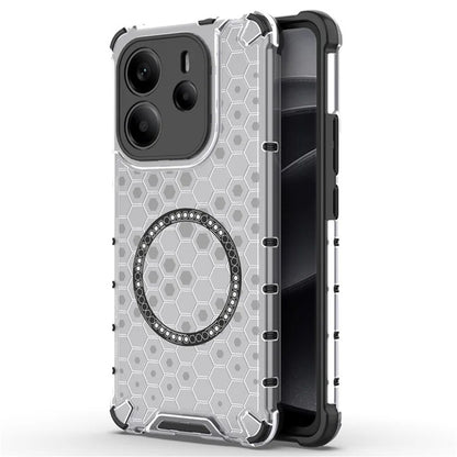 MagSafe futrola za Xiaomi Redmi Note 14 4G (Regional), Techsuit, HoneyComb Shield, Bela