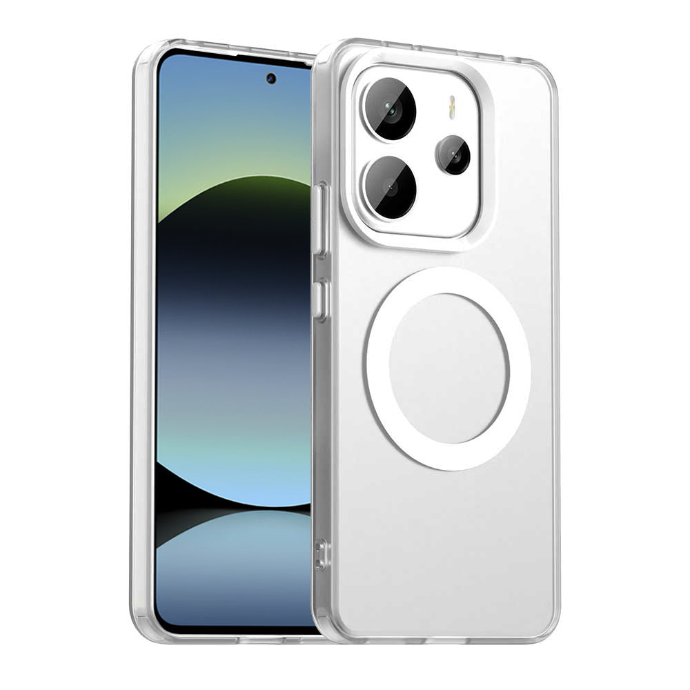 MagSafe futrola za Xiaomi Redmi Note 14 5G, Techsuit, CandyCase, Bela