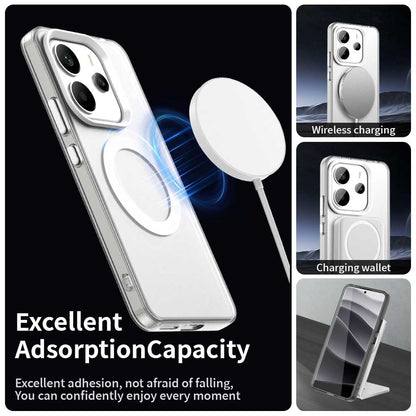 MagSafe futrola za Xiaomi Redmi Note 14 5G, Techsuit, CandyCase, Bela