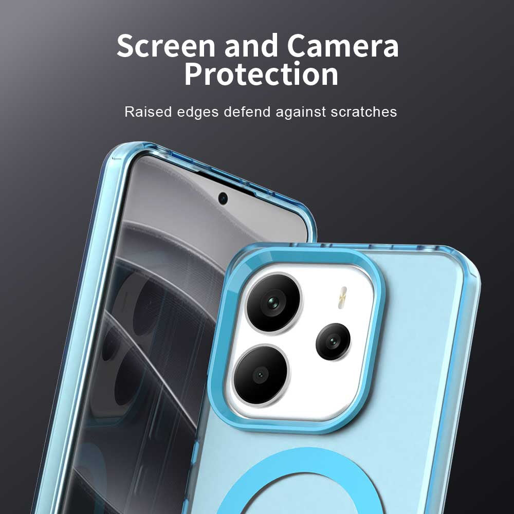 MagSafe futrola za Xiaomi Redmi Note 14 5G, Techsuit, CandyCase, Plava