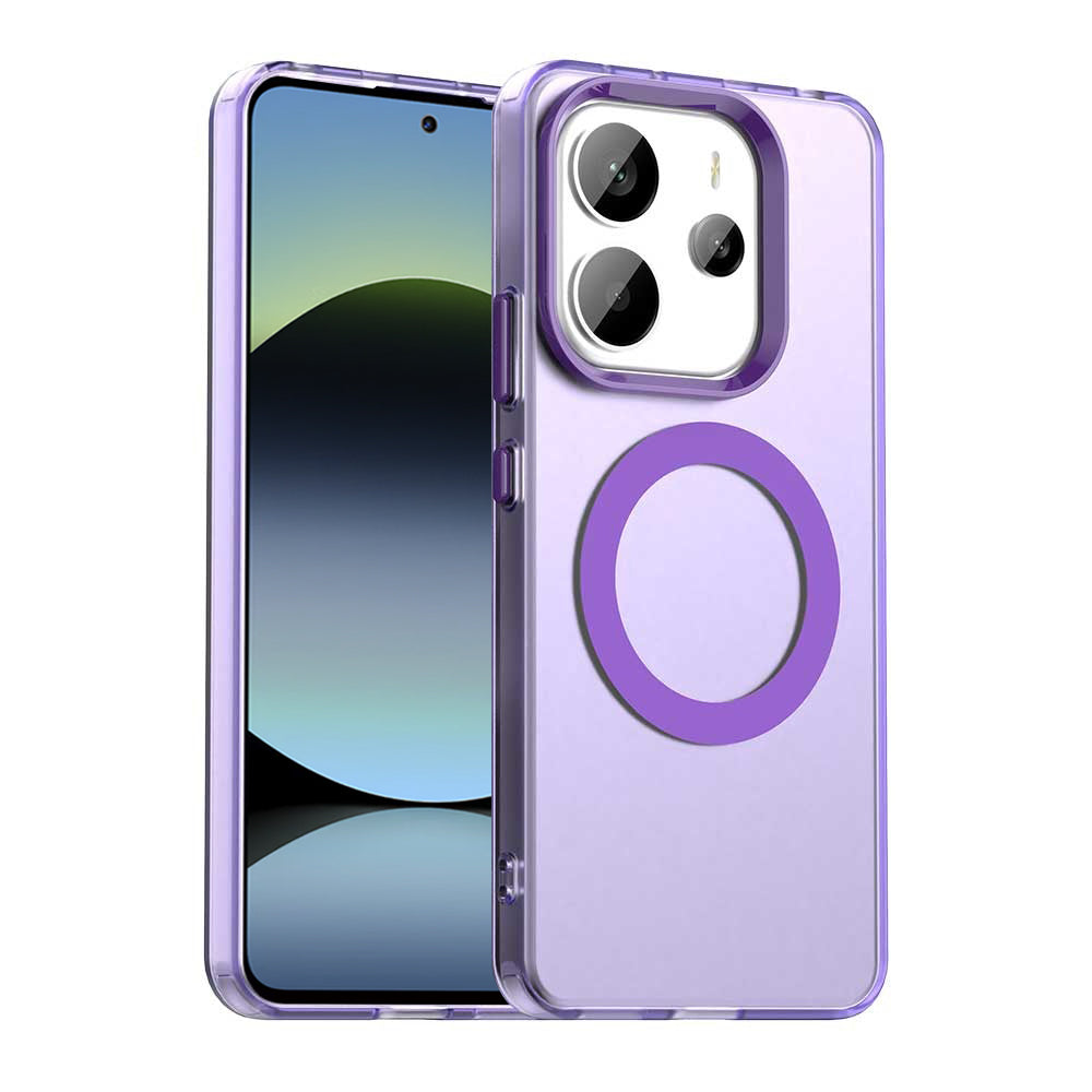MagSafe futrola za Xiaomi Redmi Note 14 5G, Techsuit, CandyCase, Ljubičasta