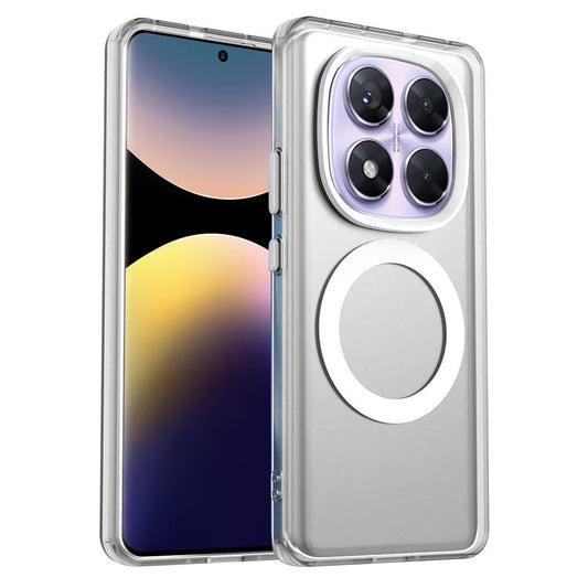 MagSafe futrola za Xiaomi Redmi Note 14 Pro 4G, Techsuit, CandyCase, Bela