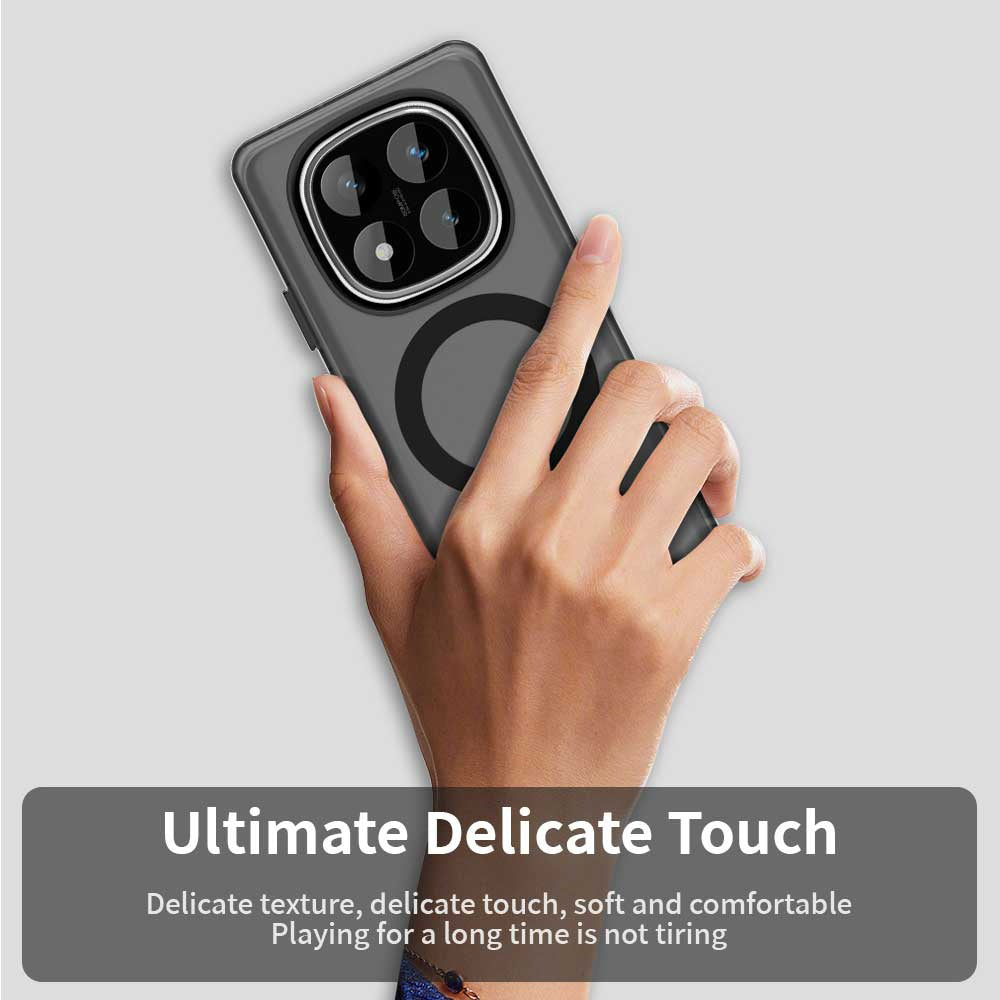 MagSafe futrola za Xiaomi Redmi Note 14 Pro 4G, Techsuit, CandyCase, Crna